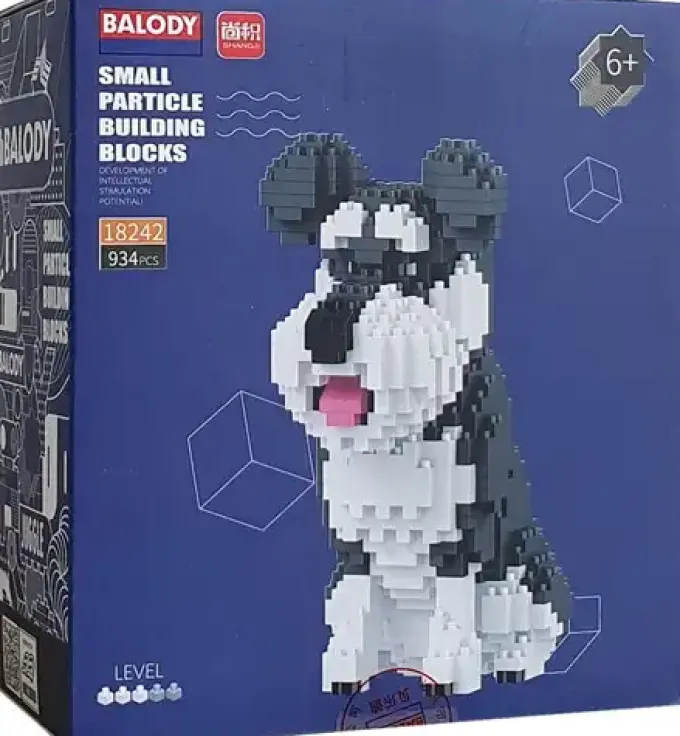 Balody 3D bouwset Schnauzer klein