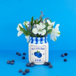 Balvi Mini vaas Blueberry Jam blauw