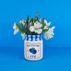Balvi Mini vaas Blueberry Jam blauw