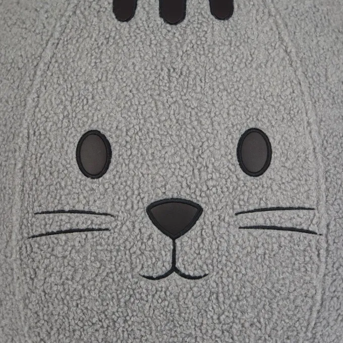 Balvi Poef Kitty grijs polyester