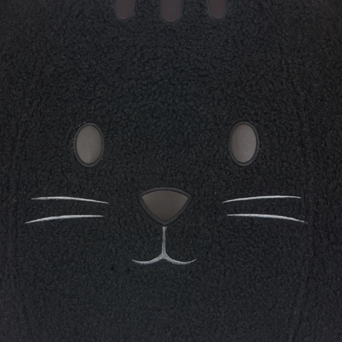 Balvi Poef Kitty zwart polyester