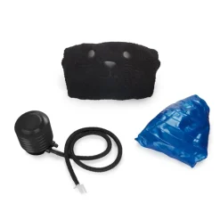 Balvi Poef Kitty zwart polyester