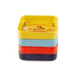 Balvi Snackbakjes set Conserverie - 4 kleuren