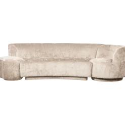 BePureHome Combi-popular: bankje + fauteuil + poef naturel