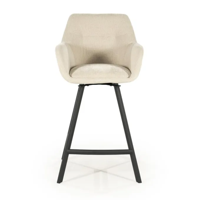 By Boo Barstoel Bliss with armleuning - beige