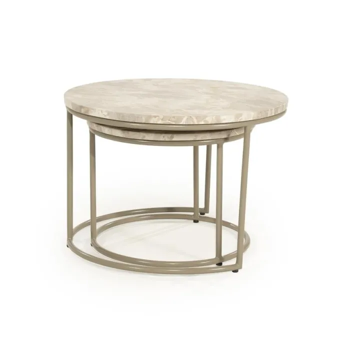 By Boo Bijzettafel Alvar ( set of 2)