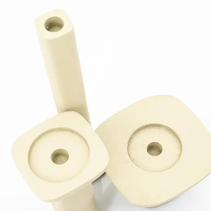 By Boo Candle holder Squand large - beige
