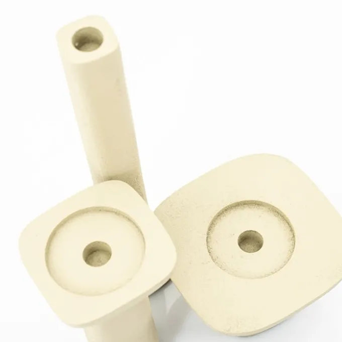 By Boo Candle holder Squand medium - beige