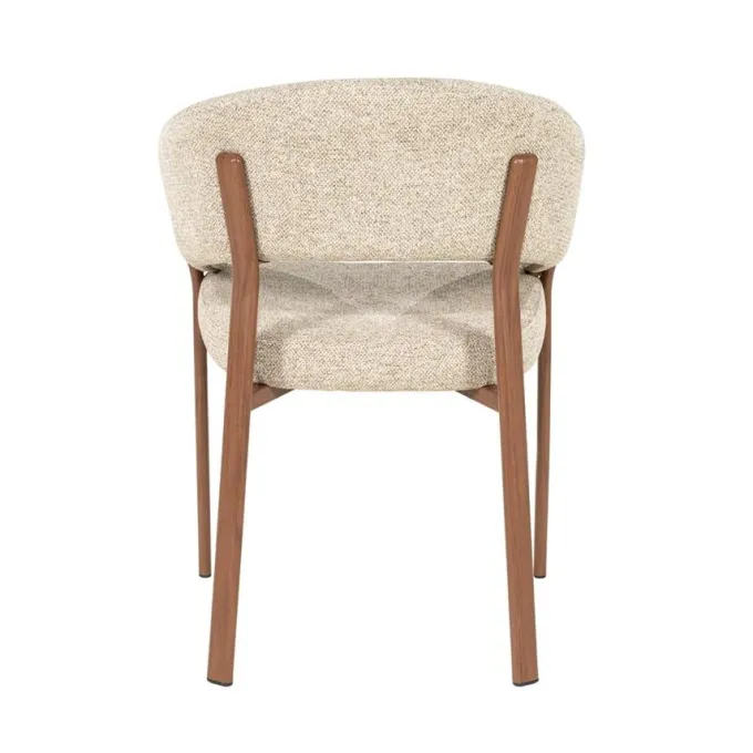 By Boo Eetkamerstoel Sedia with armrest - bruin