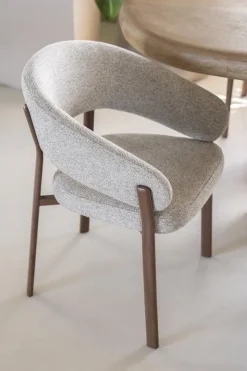 By Boo Eetkamerstoel Sedia with armrest - bruin