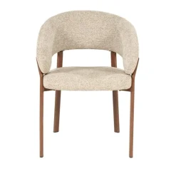 By Boo Eetkamerstoel Sedia with armrest - bruin