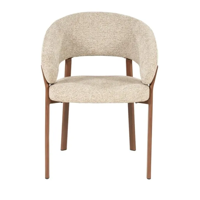 By Boo Eetkamerstoel Sedia with armrest - bruin