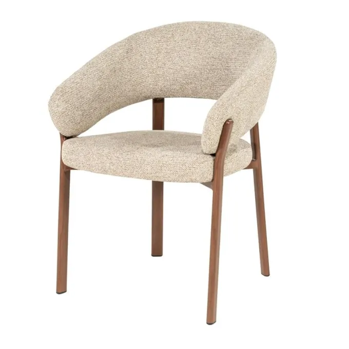 By Boo Eetkamerstoel Sedia with armrest - bruin