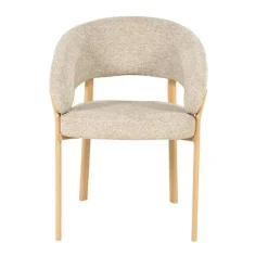 By Boo Eetkamerstoel Sedia with armrest - naturel