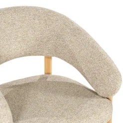 By Boo Eetkamerstoel Sedia with armrest - naturel