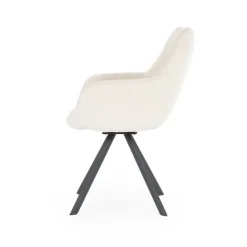 By Boo Eettafelstoel Bliss met armleuning - beige