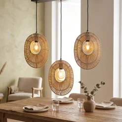 By Boo Hanglamp Ovo cluster rechthoek - natural