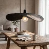 By Boo Hanglamp Sola medium - zwart - Organisch design