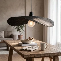 By Boo Hanglamp Sola medium - zwart - Organisch design