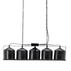By Boo Industriële Hanglamp Minack Large - Zwart - By-Boo