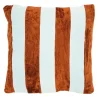 By Boo Kussen Stripey 45x45 cm - Lichtblauw / caramel