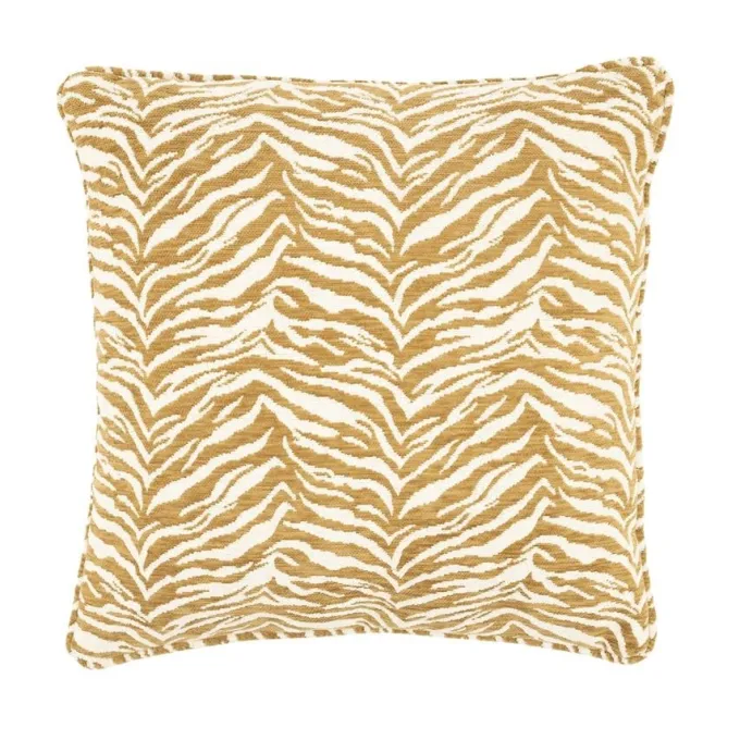 By Boo Kussen Tigra 45x45 cm - mosterd