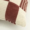 By Boo Kussen Twist 45x45 cm - burgundy