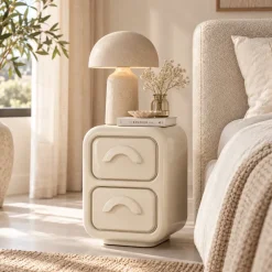By Boo Nachtkastje / ladekastje Gubby klein - beige
