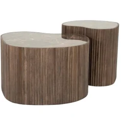 By Boo Salontafel Nice – set van 2 - bruin