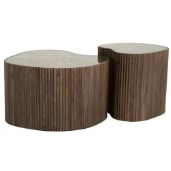 By Boo Salontafel Nice – set van 2 - bruin