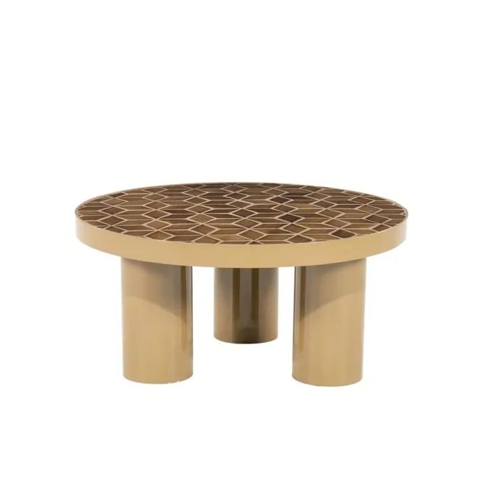 By Boo Salontafel Patterna - bruin