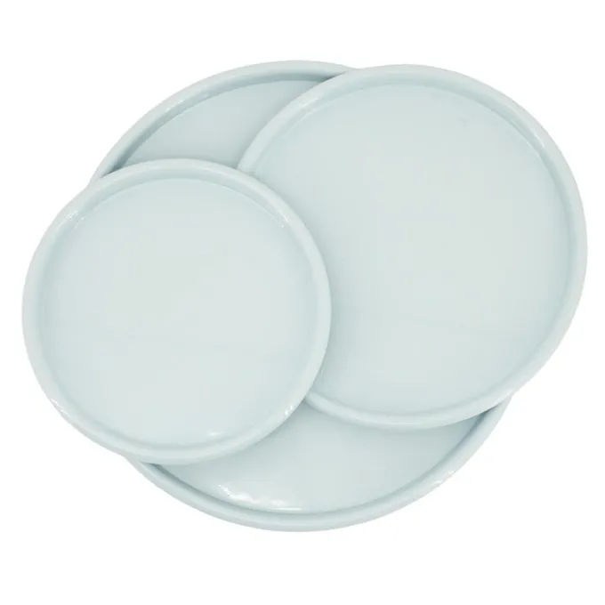 By Boo Schalen – set van 3 – TrioTone - Lichtblauw