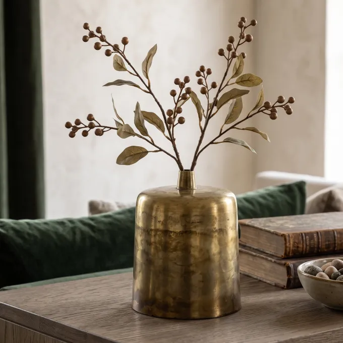 By Boo Vaas Dotty brons - klein en groot