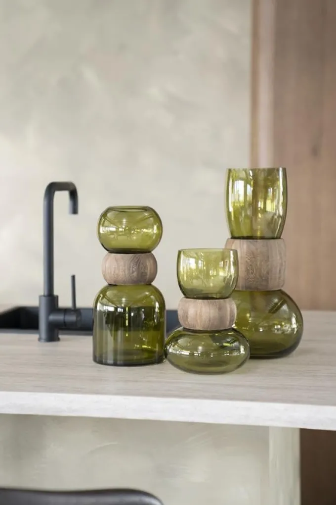 By Boo Vaas Verra klein - groen
