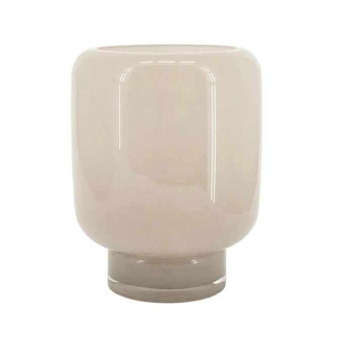 By Boo Vaas / Windlicht Solenne groot - taupe