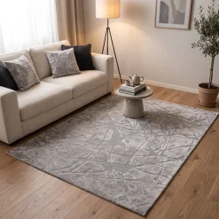 By Boo Vloerkleed Faune 160x230 cm - Grijs - Vintage Design