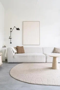 By Boo Vloerkleed Pebble - beige