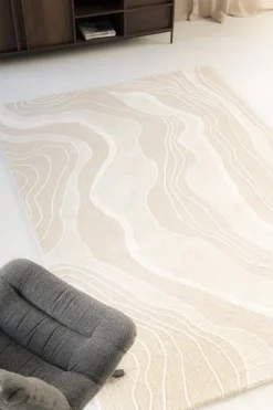 By Boo Vloerkleed Soil 190x290 cm - beige