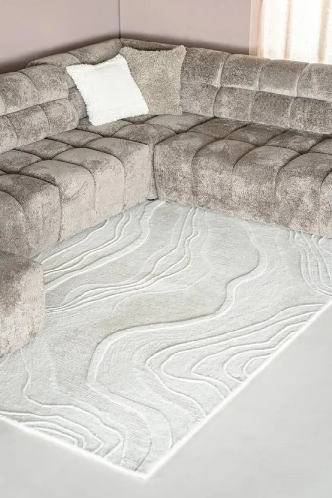 By Boo Vloerkleed Soil 160x230 cm - off white