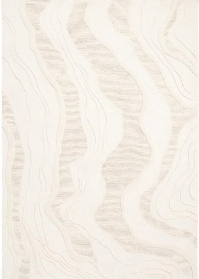 By Boo Vloerkleed Soil 190x290 cm - off white