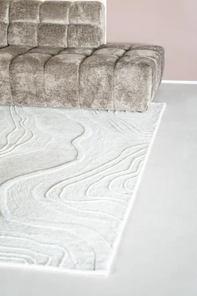 By Boo Vloerkleed Soil 190x290 cm - off white