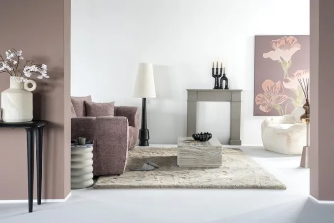 By Boo Vloerkleed Zena 200x290 cm - beige