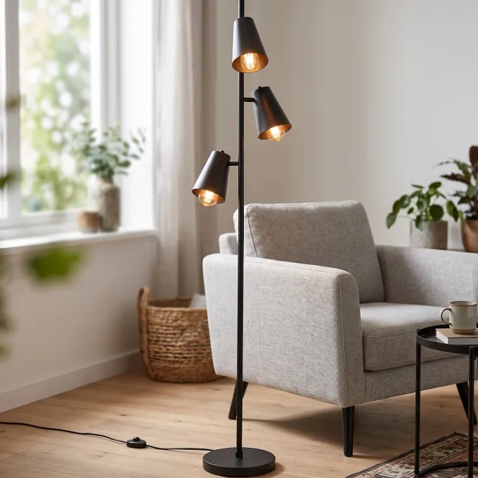 By Boo Vloerlamp Cole - zwart