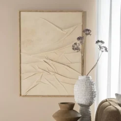 By Boo Wandornament Veck 90x120 cm - beige