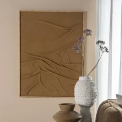 By Boo Wandornament Veck 90x120 cm - caramel
