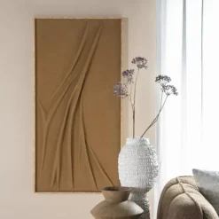 By Boo Wandornament Veck 70x140 cm - caramel