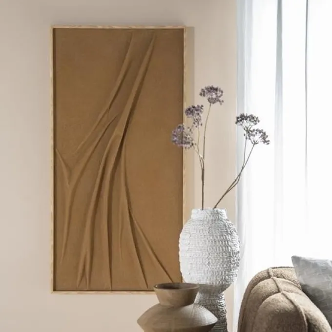 By Boo Wandornament Veck 70x140 cm - caramel