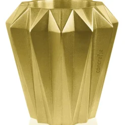 Candellana Bloempot beton Rack 13 cm Goud