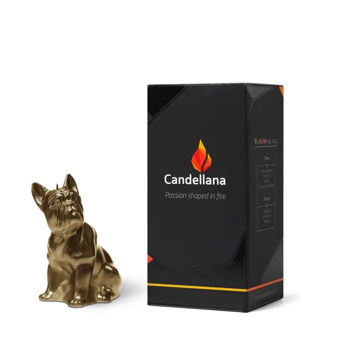 Candellana Kaars bulldog classic brass