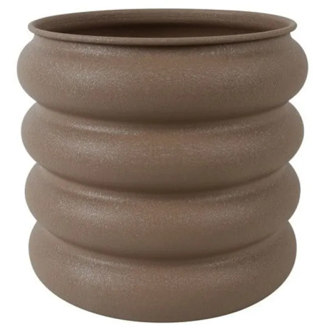 Countryfield Bloempot Rings L crème - 25,5 x 25,5 x 23,5 cm - Copy